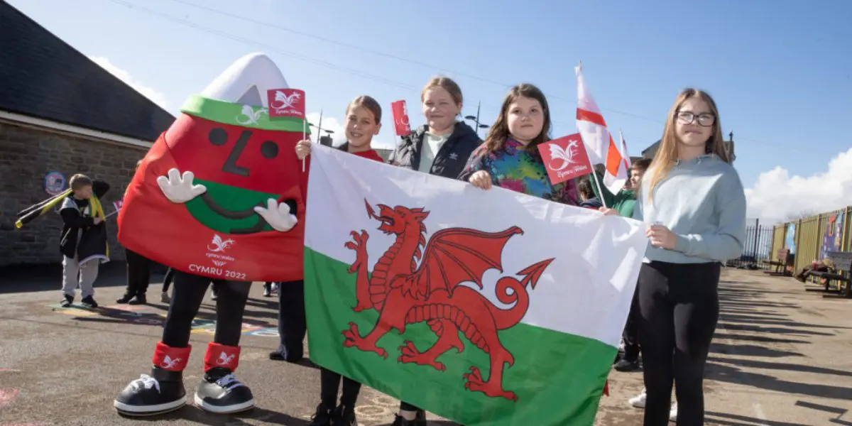 Team Wales celebrates Commonwealth Day