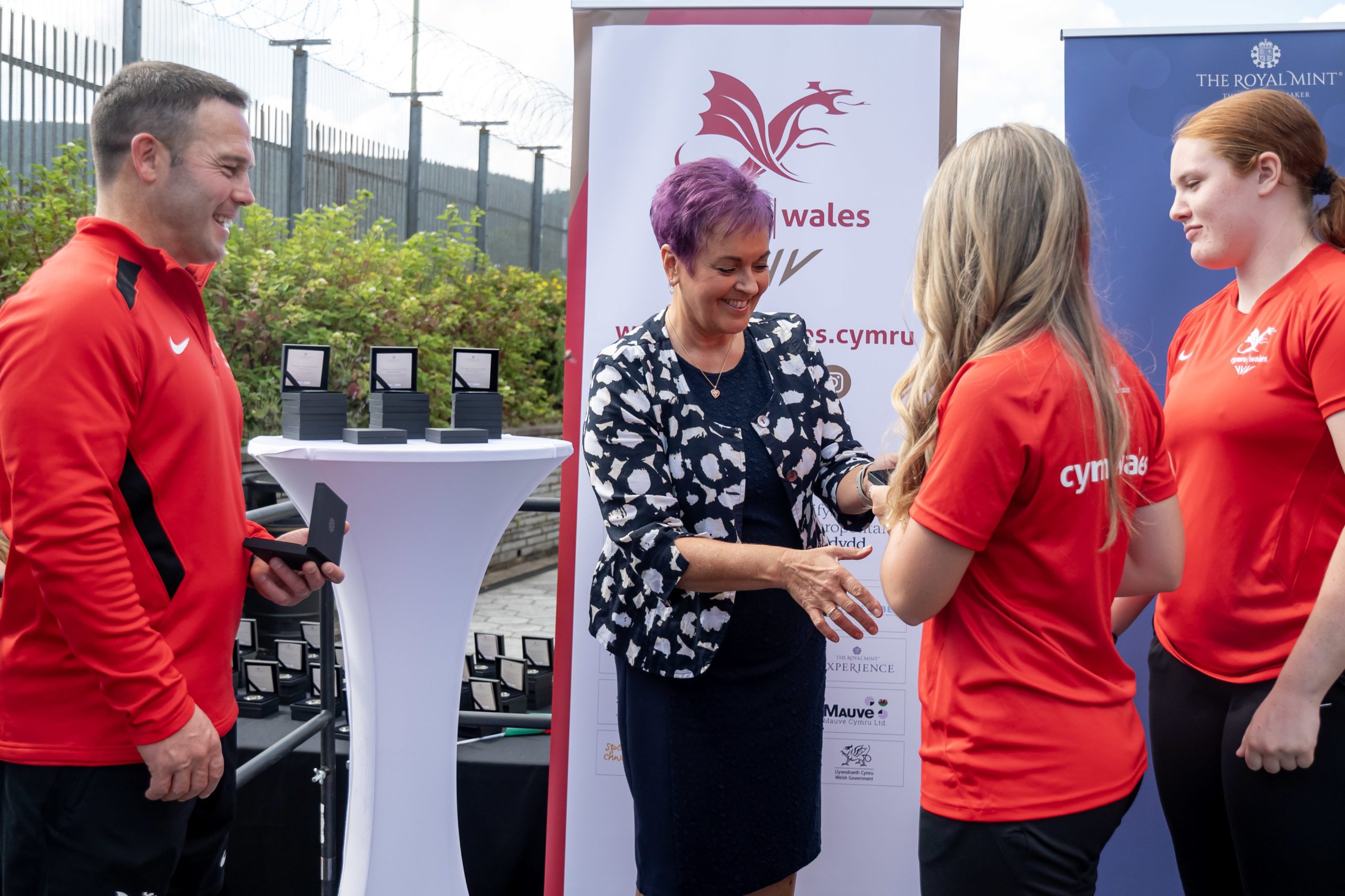 Team Wales Commonwealth youth games homecoming