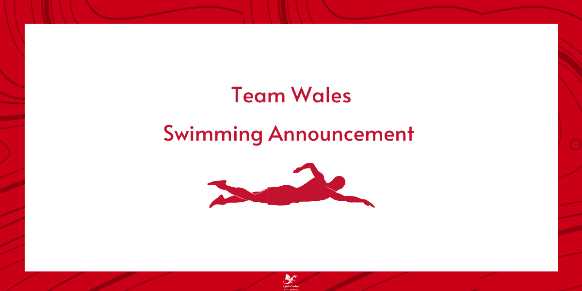 Cyhoeddiad Nofio Tîm Cymru