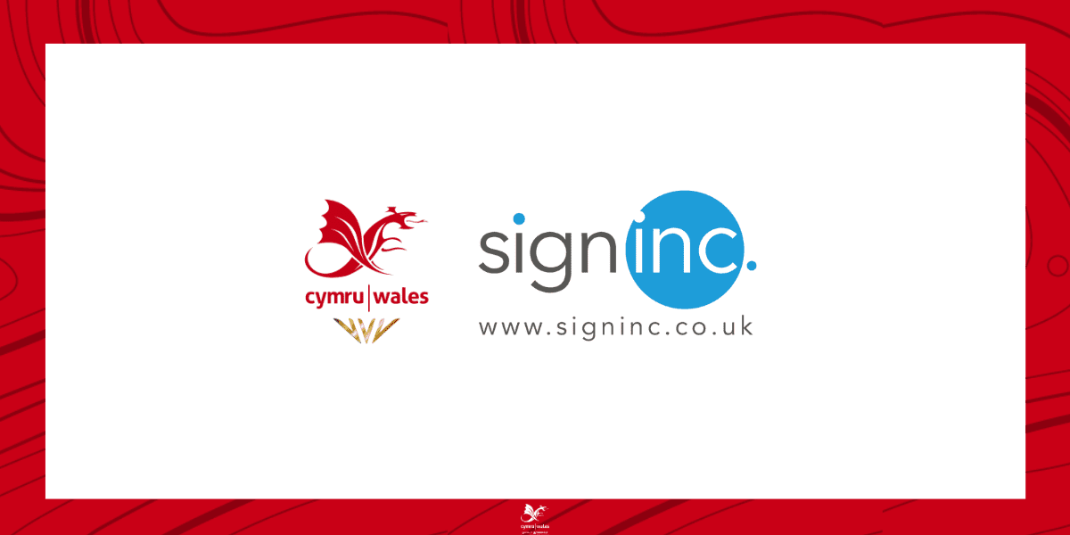 Team Wales announce Sign Inc as a new Partner