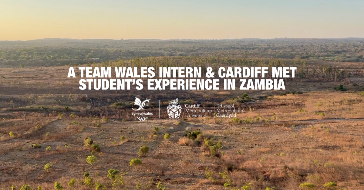 EqUIP intern representing Team Wales in Zambia